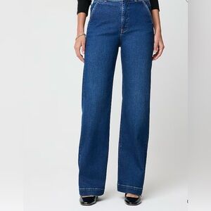 J. Crew High Rise Wide Leg Jeans in All Day Stretch Size 27